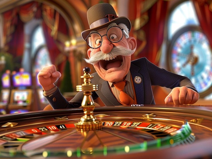 Tampilan meja Casino Hold'em live dengan kartu dan chips di platform asian bokie